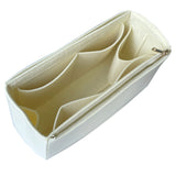 Organizer for [Cour Marly PM (Small), LV] Bag Insert (Felt, Full-width Zip and Open Pocket)