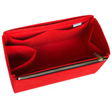 Organizer for [Wilshire MM (Medium), LV] Bag Insert (Felt, Full-width Zip and Open Pocket)