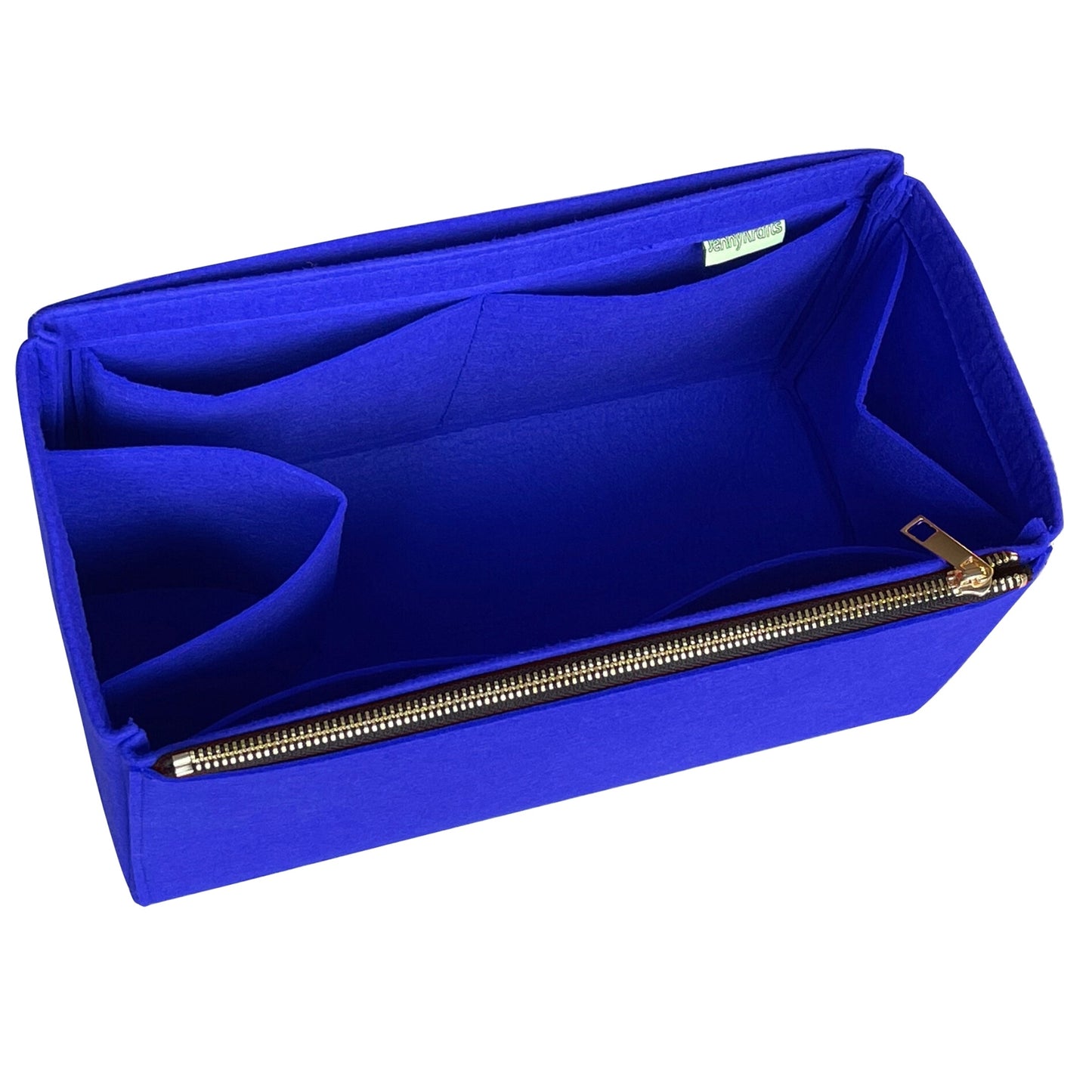Organizer for [Nice Mini, LV] Bag Insert (Felt, Full-width Zip and Open Pocket)