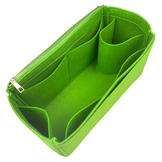 Organizer for [Calypso Large, LV] Bag Insert (Felt, Full-width Zip and Open Pocket)
