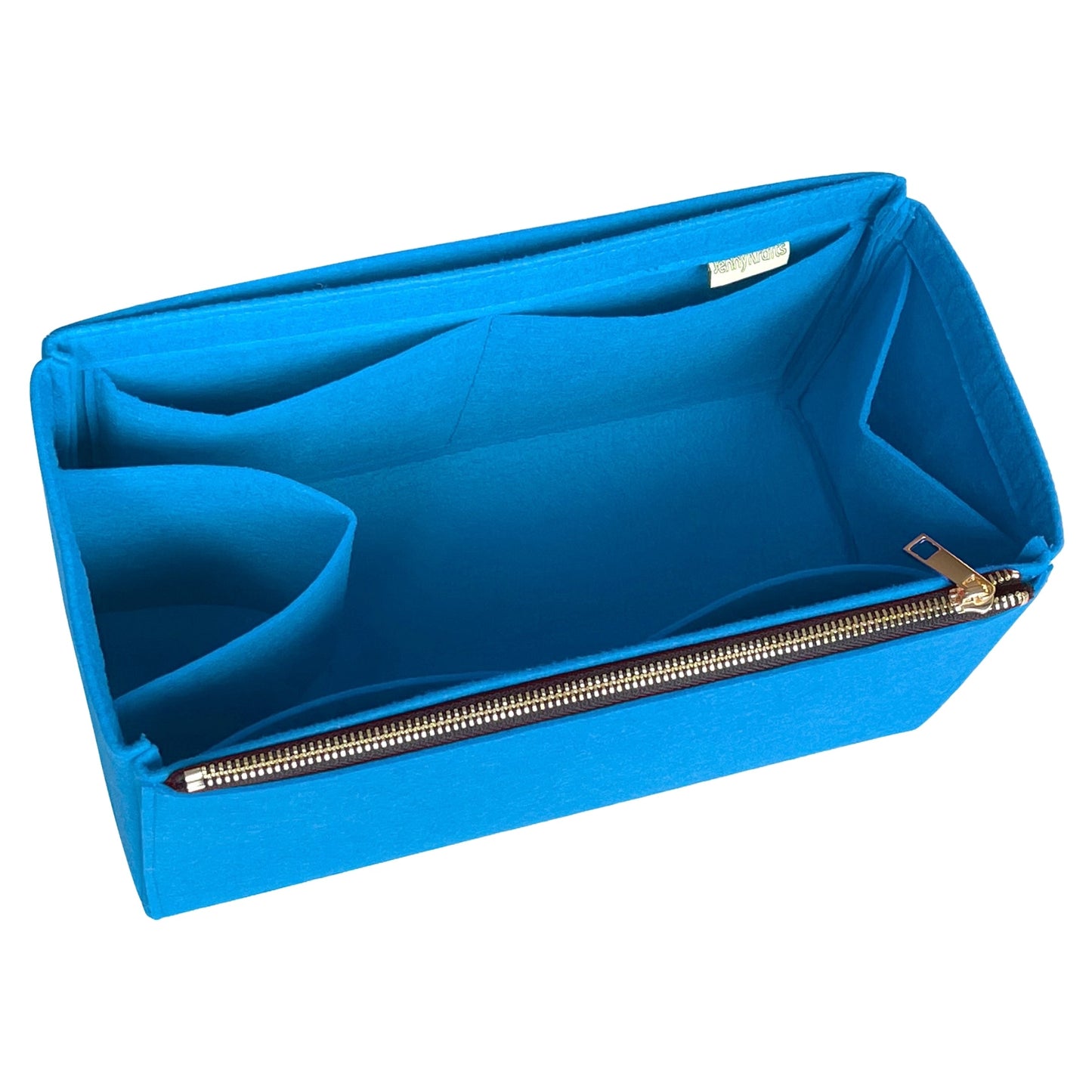 Organizer for [Galliera PM (Small), LV] Bag Insert (Felt, Full-width Zip and Open Pocket)