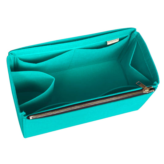 Organizer for [Nice BB, LV] Bag Insert (Felt, Full-width Zip and Open Pocket)