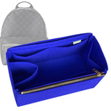 Organizer for [Discovery Backpack MM, LV] Bag Insert (Felt, Full-width Zip and Open Pocket)