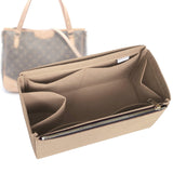 Organizer for [Estrela MM (Medium), LV] Bag Insert (Felt, Full-width Zip and Open Pocket)