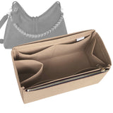 Organizer for [Hand It All PM, LV] Bag Insert (Felt, Full-width Zip and Open Pocket)