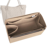 Organizer for [Hina MM (Medium), LV] Bag Insert (Felt, Full-width Zip and Open Pocket)