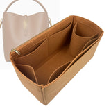 Organizer for [LE 37 small in shiny leather, Saint Laurent (YSL)] Bag Insert (Felt, Full-width Zip and Open Pocket)