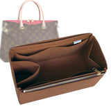 Organizer for [Pallas BB, LV] Bag Insert (Felt, Full-width Zip and Open Pocket)