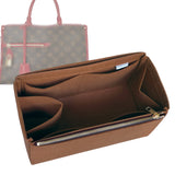 Organizer for [Popincourt MM (Medium), LV] Bag Insert (Felt, Full-width Zip and Open Pocket)