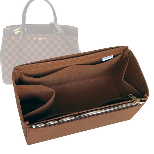 Organizer for [Rivoli MM (Medium), LV] Bag Insert (Felt, Full-width Zip and Open Pocket)