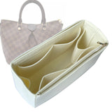 Organizer for [Siena MM (Medium), LV] Bag Insert (Felt, Full-width Zip and Open Pocket)