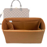 Organizer for [Speedy 22, LV] Bag Insert (Felt, Full-width Zip and Open Pocket)