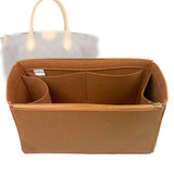 Organizer for [Turenne GM (Large), LV] Bag Insert (Felt, Full-width Zip and Open Pocket)