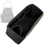 Organizer for [Mini Caro Bucket Bag, Dior] Bag Insert (Felt, Wide Open Pockets)