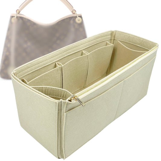 Organizer for [Artsy GM (Large), LV] Bag Insert (Felt, Wide Open Pockets)