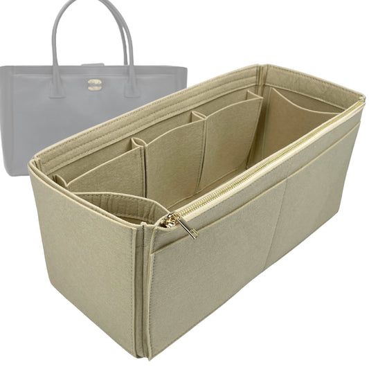 Organizer for [Cerf Medium, Chanel] Bag Insert (Felt, Wide Open Pockets)