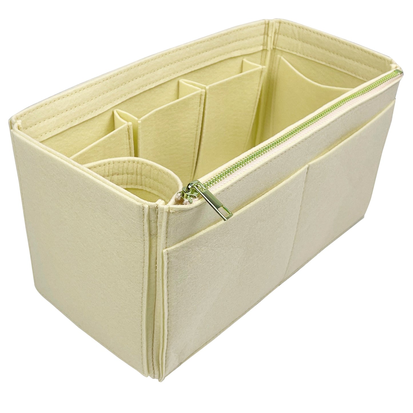 Organizer for [Packing Cube PM (Small), LV] Bag Insert (Felt, Wide Open Pockets)