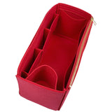 Organizer for [Low Key Cabas MM, LV] Bag Insert (Felt, Wide Open Pockets)