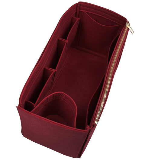 Organizer for [Monogram Antheia Leather Ixia PM Bag, LV] Bag Insert (Felt, Wide Open Pockets)