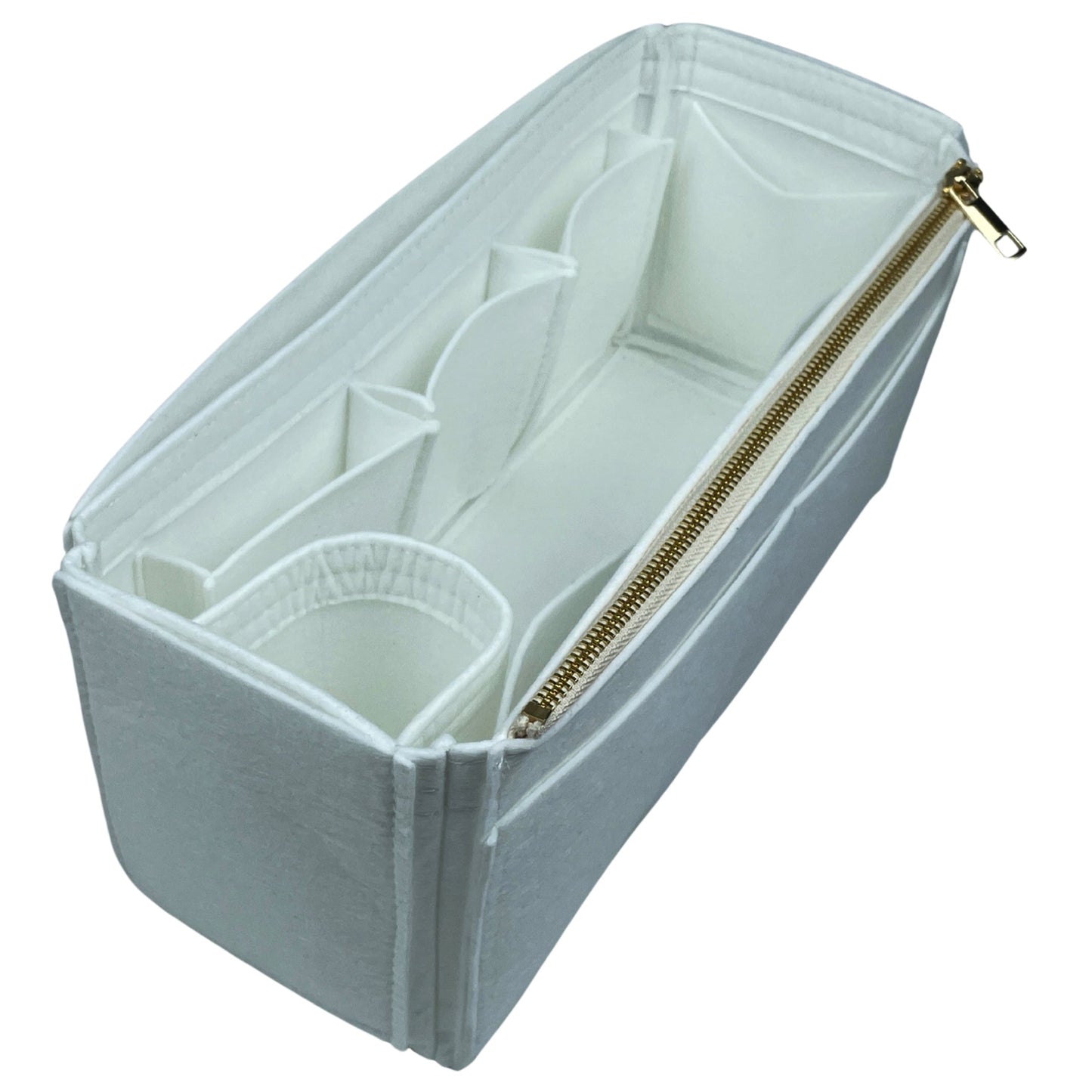 Organizer for [Crochet tote bag, Prada] Bag Insert (Felt, Wide Open Pockets)