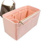 Organizer for [Delightful GM (Large), LV] Bag Insert (Felt, Wide Open Pockets)