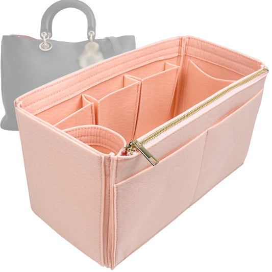 Organizer for [Diorissimo Medium Bag, Dior] Bag Insert (Felt, Wide Open Pockets)