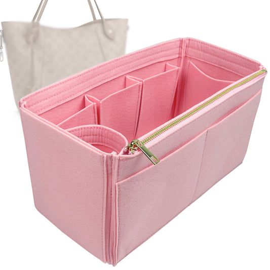 Organizer for [Hina PM (Small), LV] Bag Insert (Felt, Wide Open Pockets)