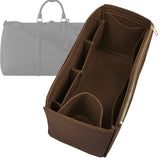 Organizer for [Keepall 50, LV] Bag Insert (Felt, Wide Open Pockets)
