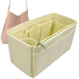 Organizer for [Low Key Hobo MM (Medium), LV] Bag Insert (Felt, Wide Open Pockets)