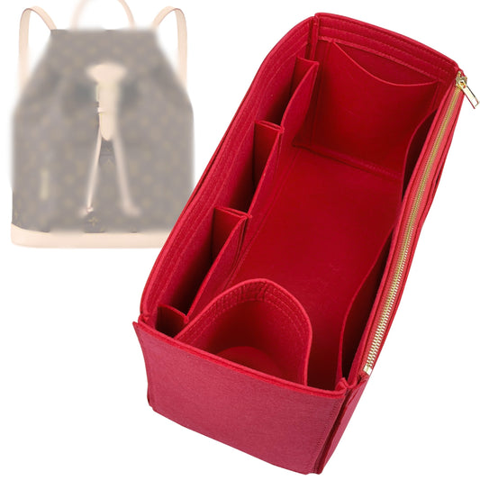 Organizer for [Montsouris BB, LV] Bag Insert (Felt, Wide Open Pockets)