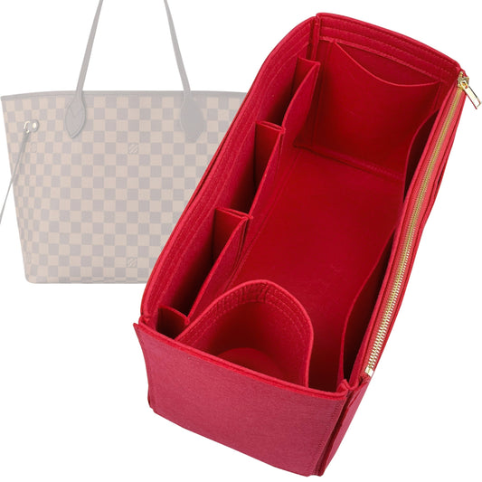 Organizer for [Neverfull GM (Large), LV] Bag Insert (Felt, Wide Open Pockets)
