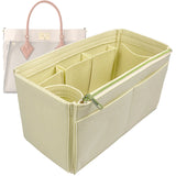 Organizer for [On My Side GM (Large), LV] Bag Insert (Felt, Wide Open Pockets)