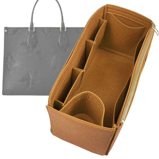 Organizer for [OnTheGo MM (Medium) Crochet, LV] Bag Insert (Felt, Wide Open Pockets)