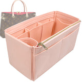 Organizer for [Pallas BB, LV] Bag Insert (Felt, Wide Open Pockets)