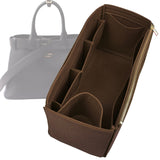 Organizer for [Small Buckle leather handbag with belt, Prada] Bag Insert (Felt, Wide Open Pockets)