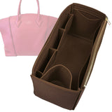 Organizer for [Soft Lockit MM (Medium), LV] Bag Insert (Felt, Wide Open Pockets)