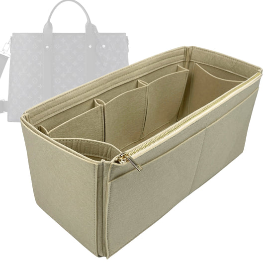 Organizer for [Week-End Tote PM (Small), LV] Bag Insert (Felt, Wide Open Pockets)