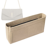 Organizer for [Calypso Small, Saint Laurent (YSL)] Bag Insert (Felt, Slim with Zip Pocket)