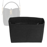 Organizer for [LE 37 Mini, Saint Laurent (YSL)] Bag Insert (Felt, Slim with Zip Pocket)
