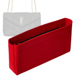 Organizer for [Toy Puffer, Saint Laurent (YSL)] Bag Insert (Felt, Slim with Zip Pocket)