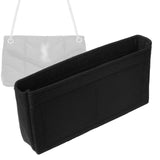Organizer for [Small Puffer, Saint Laurent (YSL)] Bag Insert (Felt, Slim with Zip Pocket)