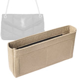 Organizer for [Medium Puffer, Saint Laurent (YSL)] Bag Insert (Felt, Slim with Zip Pocket)