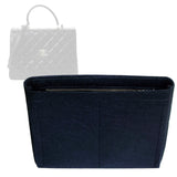 Organizer for [Trendy CC Large, Chanel] Bag Insert (Felt, Slim with Zip Pocket)