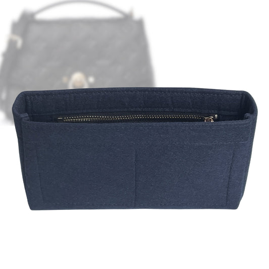 Organizer for [Blanche BB, LV] Bag Insert (Felt, Slim with Zip Pocket)