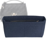 Organizer for [Blanche MM (Medium), LV] Bag Insert (Felt, Slim with Zip Pocket)