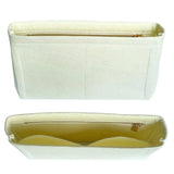 Organizer for [OnTheGo East West, LV] Bag Insert (Felt, Slim with Zip Pocket)