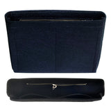 Organizer for [Classic Pouch 35cm, Chanel] Bag Insert (Felt, Slim with Zip Pocket)