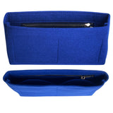 Organizer for [TAKE-AWAY BOX IN LEATHER, Saint Laurent (YSL)] Bag Insert (Felt, Slim with Zip Pocket)