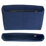 Organizer for [Cosmetic Pouch GM (Large), LV] Bag Insert (Felt, Slim with Zip Pocket)