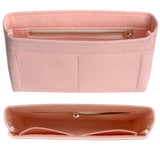 Organizer for [Boy Chanel Old Medium, Chanel] Bag Insert (Felt, Slim with Zip Pocket)